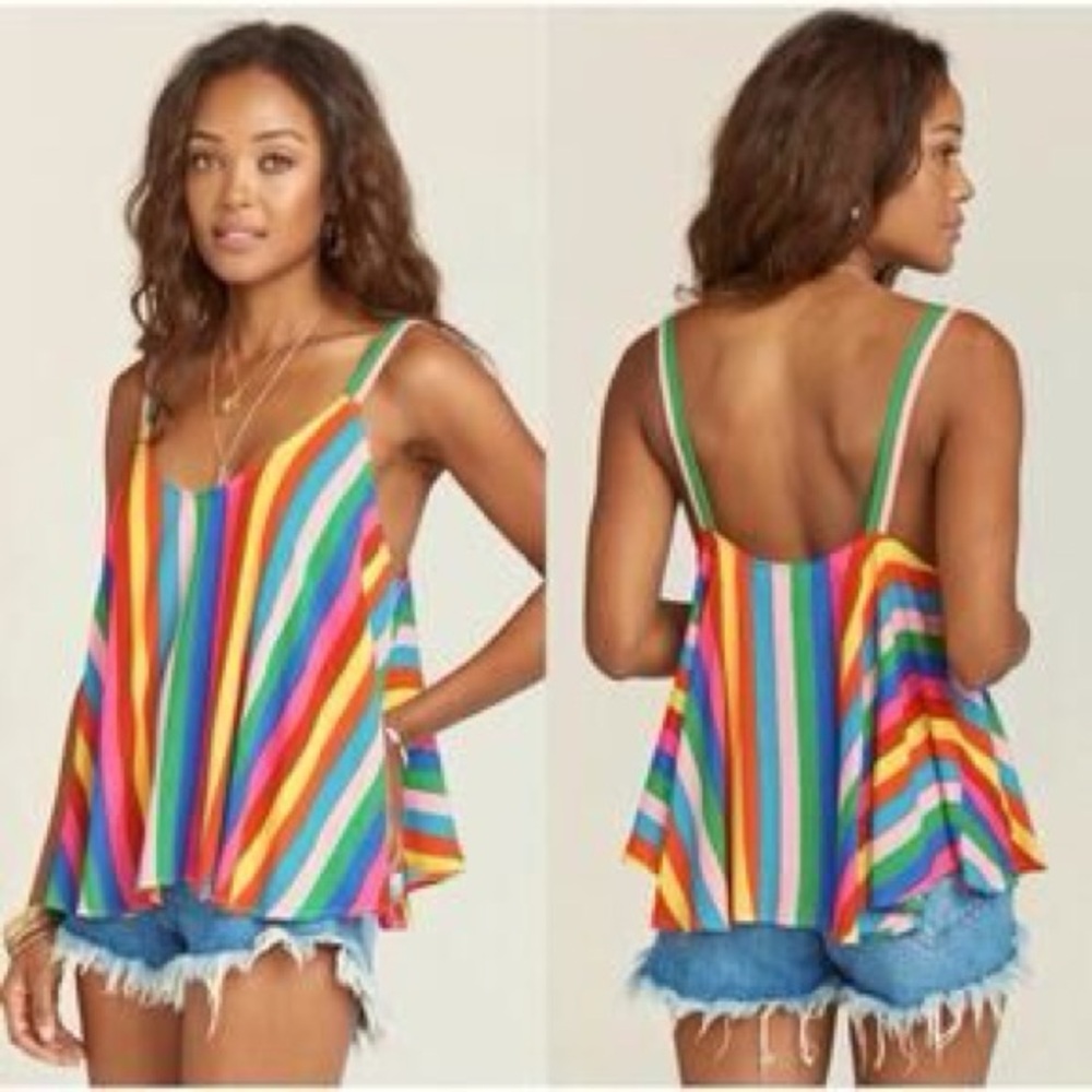Show Me Your Mumu Small Rainbow Top
